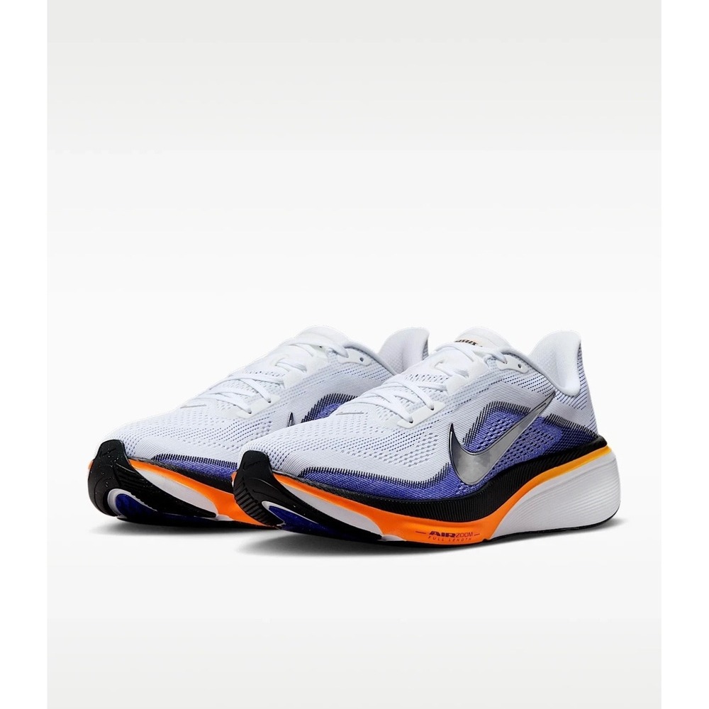 Nike Air Zoom Pegasus 42 White Metallic Silver Lapis Mens 9.5 IB1873-102